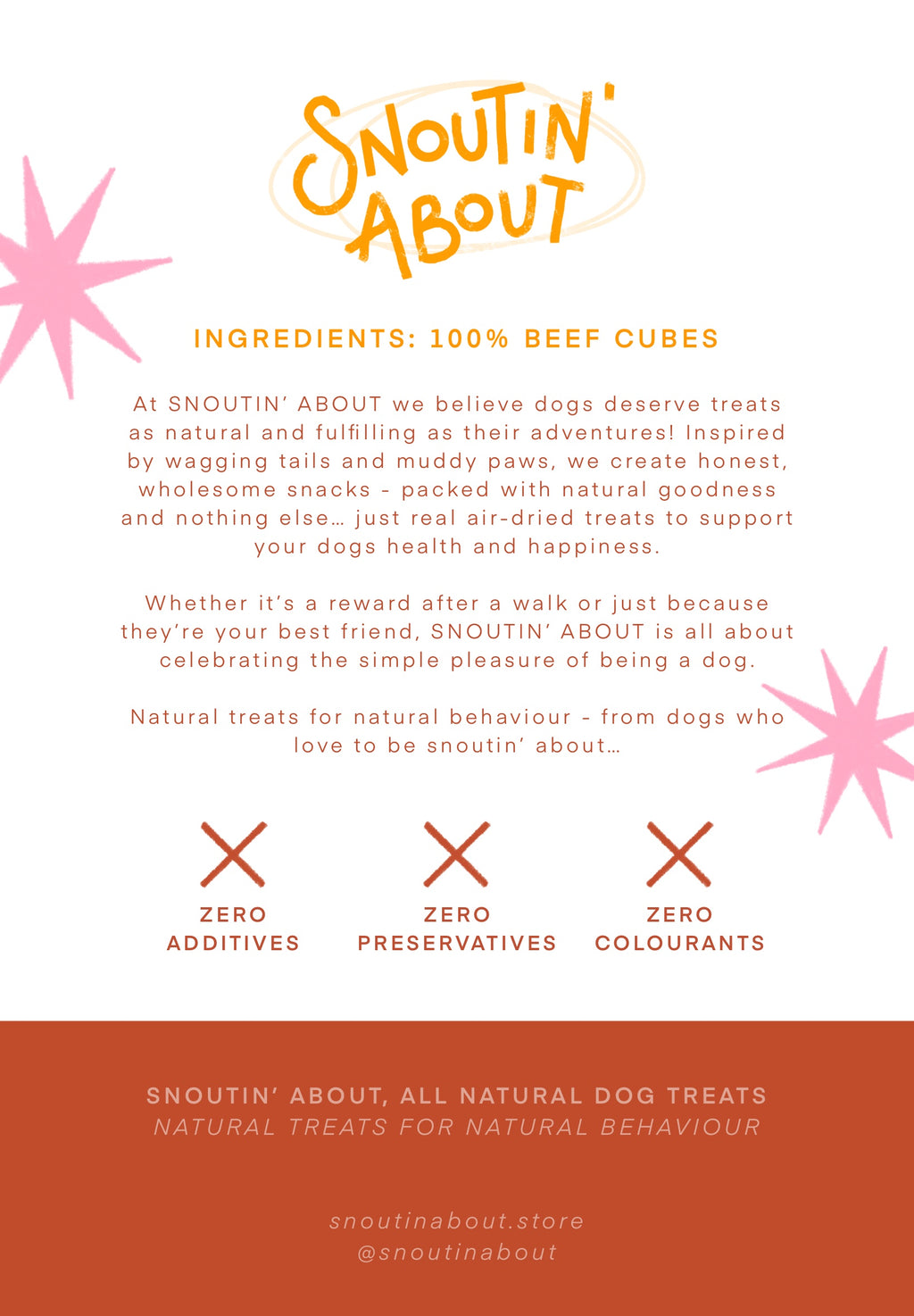 100% Natural Beef Cubes