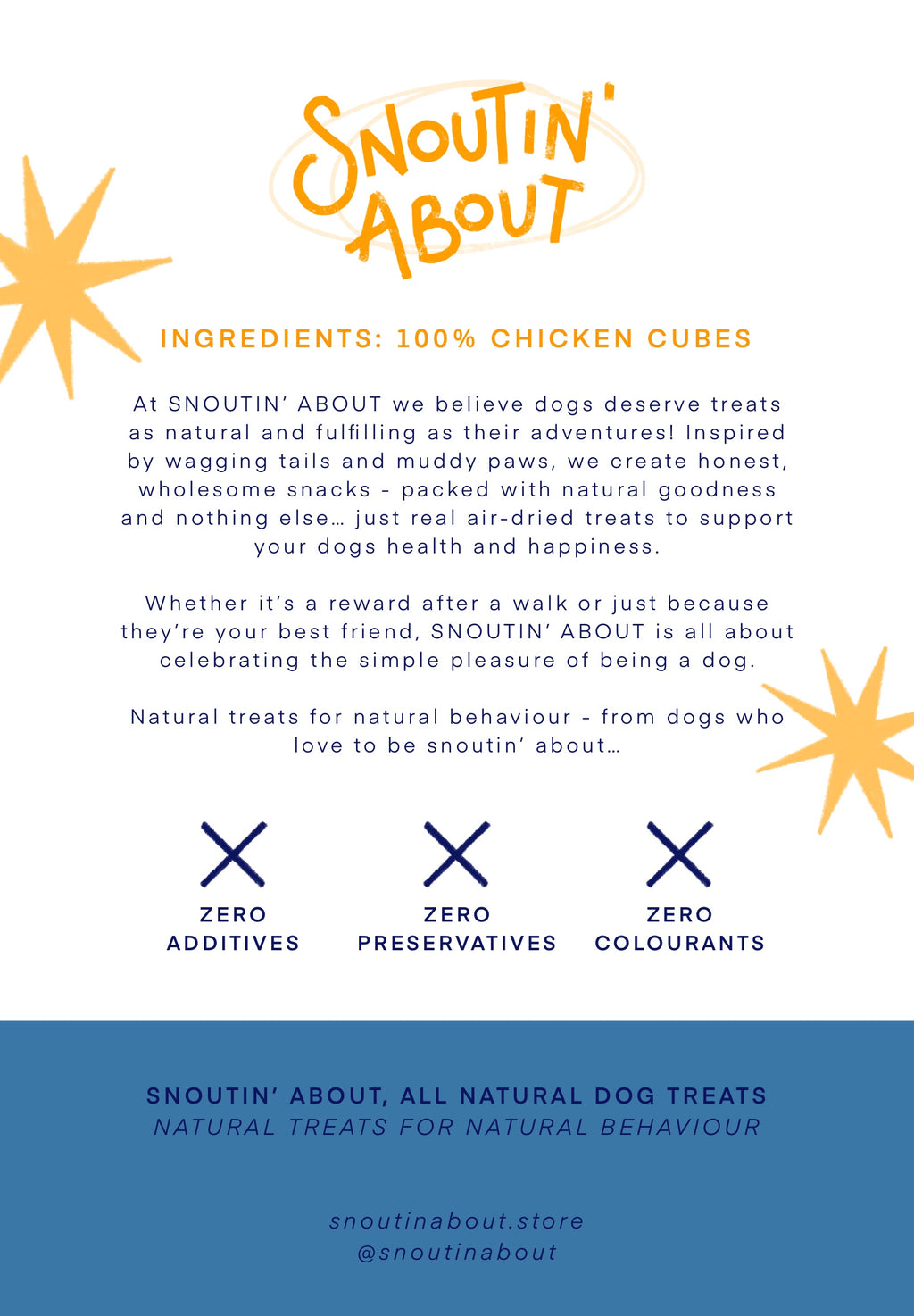 100% Natural Chicken Cubes