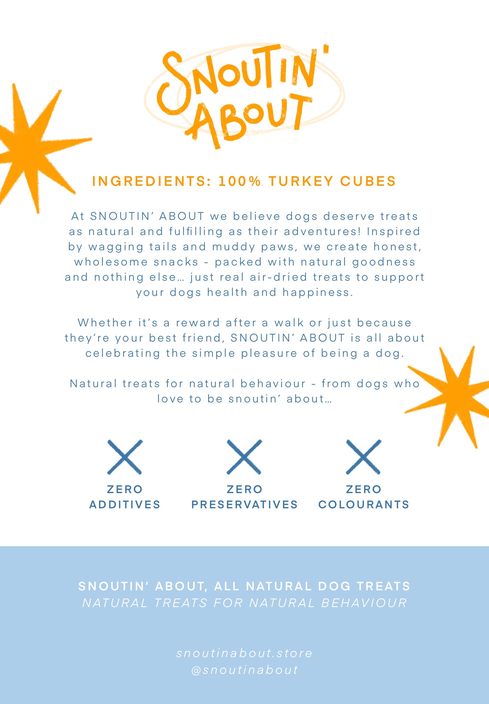 100% Natural Turkey Cubes